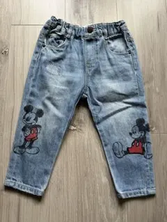 ZARA ミッキーマウス デニムパンツ 12-18M