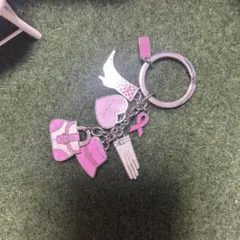 COACH キーホルダー ピンク