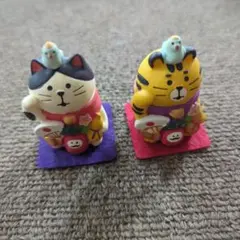 デコレコンコンブル 　招き猫2つセット