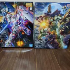 【最安値！メルカリ市限定特価！】MG ターンX ターンエーガンダム 2体セット メルカリ市限定特価！】MG ターンX ターンエーガンダム 2体セット