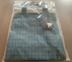 ファミリア　トートバッグ　青系ファミリアチェック　小