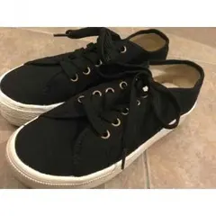 gu GU 靴 スリッポン 厚底 厚底靴 黒