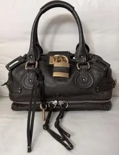Chloe クロエ ハンドバッグ ブラック 型番7AS050-137正規品 - メルカリ