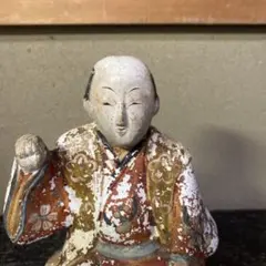 郷土玩具♪土人形♪春駒♪古色♪色落ちよごれ♪傷みあり - メルカリ