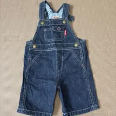 Miki House デニムオーバーオール Sサイズ
