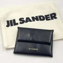 【美品】ジルサンダー コインケース Folded コインパース レザー ブラックのサムネイル