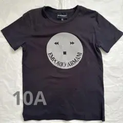 アルマーニ　ジュニア キッズ　ブラック　Ｔシャツ　10A 142
