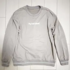 My Hair is Bad「ラインリブ ロゴ スウェット」【XL】