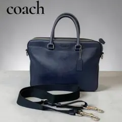 人気 COACH コーチ ベケット コンパクトブリーフ 2WAY メンズ