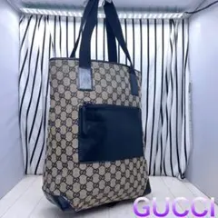 美品】GUCCIオールドグッチ PVCA4収納可能トートバッグ - メルカリ