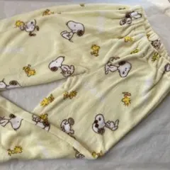 スヌーピー　パジャマ　ズボン　イエロー