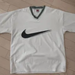 【希少】NIKE USA製 90s 銀タグ ビッグスウッシュ Tシャツ XL