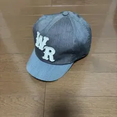 WRECKER WRロゴ刺繍 グレーキャップ