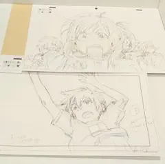 地球外少年少女 前編後編 入場者特典 色紙 複製原画 封筒付き