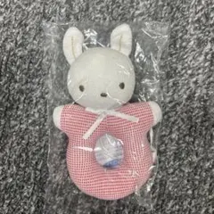 【新品未開封】ファミリア うさぎ ラトル マスコット ベビー Familiar