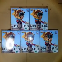 僕のヒーローアカデミア XrossLink フィギュア 緑谷出久 5個