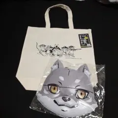 マカミ　トートバッグ　カード　名刺　お面　オオカミ　クリスマス　イベント　仮面のサムネイル