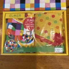 【未使用】ELMER パッチワーク象 タオル2枚セット