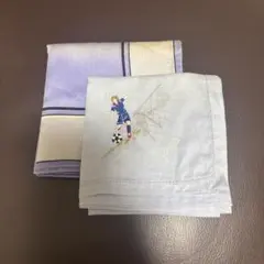 WAKO サッカー選手刺繍 ハンカチ　銀座　和光　ハンカチ