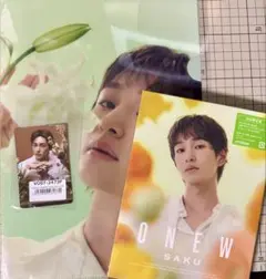ONEW オニュ SAKU 初回限定盤 未開封 限定トレカ クリアファイル付き