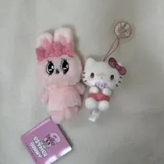 エスターバニーとハローキティのぬいぐるみセット