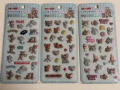トムとジェリー PUKUPUKU SEAL 3シートセット