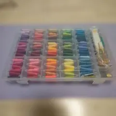 多色刺繍糸セット 110色収納ケース付き　新品未使用