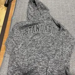 OBLO STANDARDロゴ フード付きパーカー LL