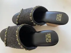 CECIL McBEE 厚底コルクサンダル Lサイズのサムネイル