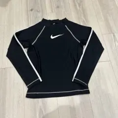 Nike 長袖ラッシュガード ブラック　NIKE キッズ140 長袖　水着