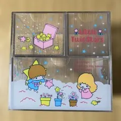 【昭和レトロ、キキララ】リトルツインスターズ 収納ボックス