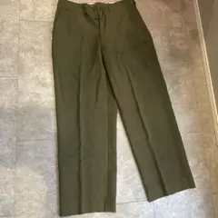 m51 ウール　オリーブグリーンスラックス