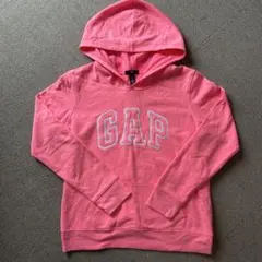 GAP ピンク パーカー Sサイズ　裏起毛　GAPパーカー　フード付きパーカー