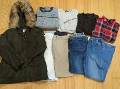 キッズ服セット（コート・トップス・パンツ）140cm