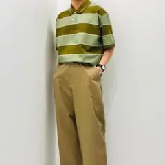 ユニクロ ドライカノコボーダーポロシャツ 半袖 Ｌ