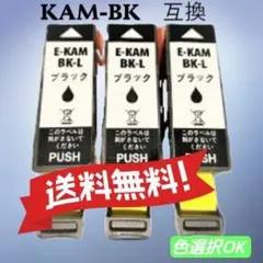 EPSON KAM-BK-L 増量パック 黒色4個 エプソン プリンター カメ - メルカリ