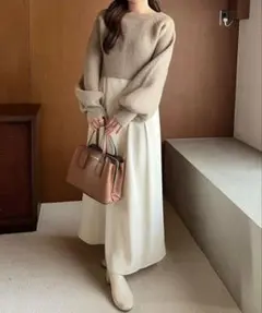 S マルチウェイニットセットワンピース