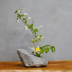 黒釉 長方形花器 大型花器 生け花 花入れ 水盤 陶器 和モダン 40cm 
