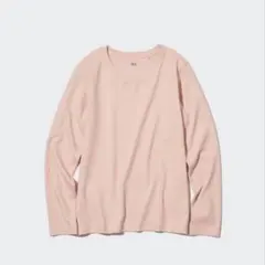 UNIQLO スムースストレッチコットンクルーネックTシャツ　長袖　新品　S
