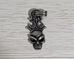 925シルバー スカルペンダント トップ