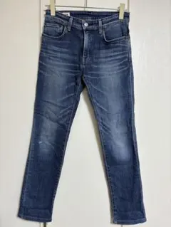 EDWIN502 28インチ　スリムテーパードデニム　ウォッシュ加工