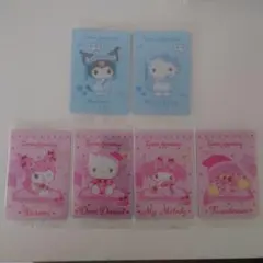 ★値下げ★サンリオキャラクターズウエハース８水色デイズ・楽しいホカンス６枚セット