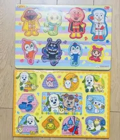 【２つセット】アンパンマン　わんわん　うーたん　おかあさんといっしょ　パズル