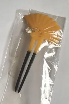 【昭和ヴィンテージ品】フレッシュべっ甲 かんざし(タグ付き未使用品)