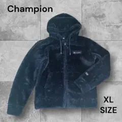Champion チャンピオン フリースジャケット ネイビー XLサイズ