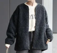 B.C STOCK ベーセーストック　ボアパイピングブルゾン