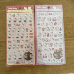 【正規品】ボンボンドロップシール　サンリオミニ　キティ　赤　ピンク