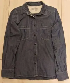 日*●様 無印良品　オーガニックコットン シャンブレー 長袖シャツ　Mサイズ