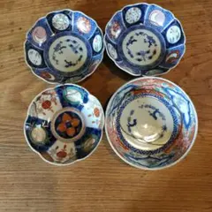 小皿 赤絵 色絵付 銘 花弁 古伊万里 金蘭手 金彩 5枚 小皿 赤絵 色絵付 銘 花弁 古伊万里 金蘭手 金彩 5枚 - メルカリ