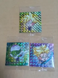3枚セット　GR　超15-06、07、08　ドラゴンボール　シール　ウエハース